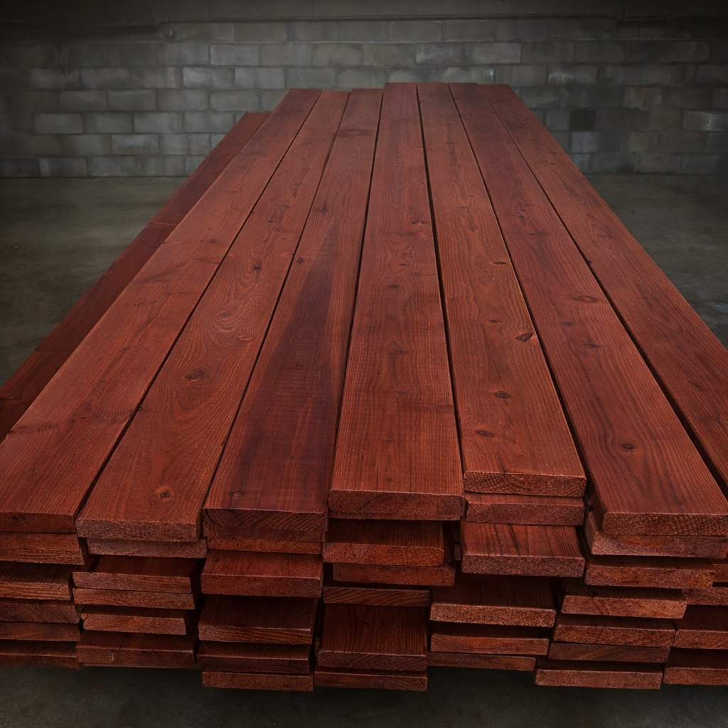 Pre-stained cedar fence boards ready for installation in Springfield MO by Stain and Seal Pros